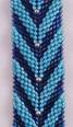 Raised Chevron Bracelet Pattern