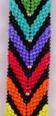Raised Chevron Bracelet Pattern